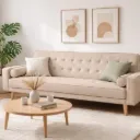 Sofá-cama PINK com abertura clic-clac