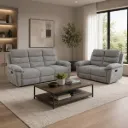 Conjunto de sofás relax manual BOSTON 3+2 lugares