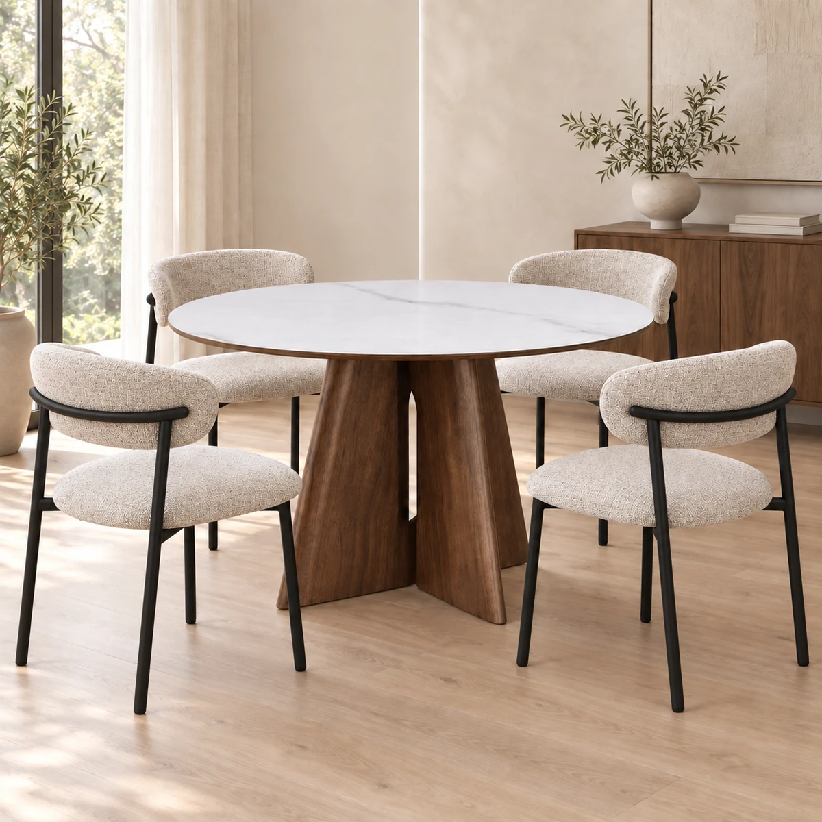 [UDT25017] Mesa de jantar redonda ORION
